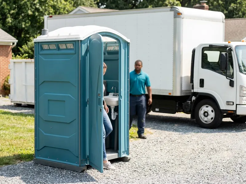 Flushable Restrooms with Sinks in Pikesville, MD